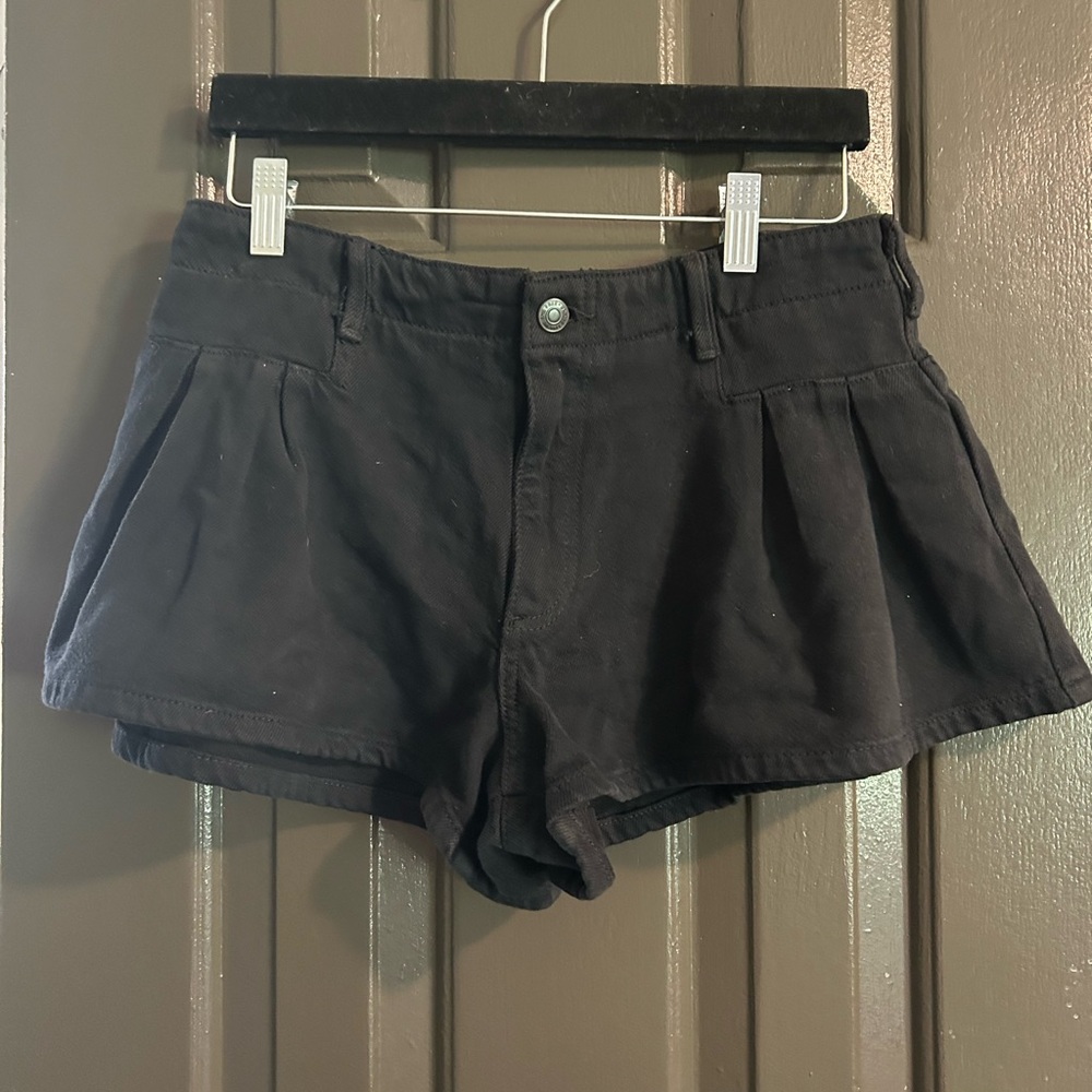 Free People We The Free BlueBell Low-Rise Pleated Shorts
